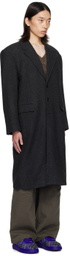 lesugiatelier Gray Tailored Long Coat