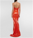 LaQuan Smith Sequined gown