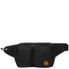 Kenzo Men's Tiger Crest Belt Bag in Black