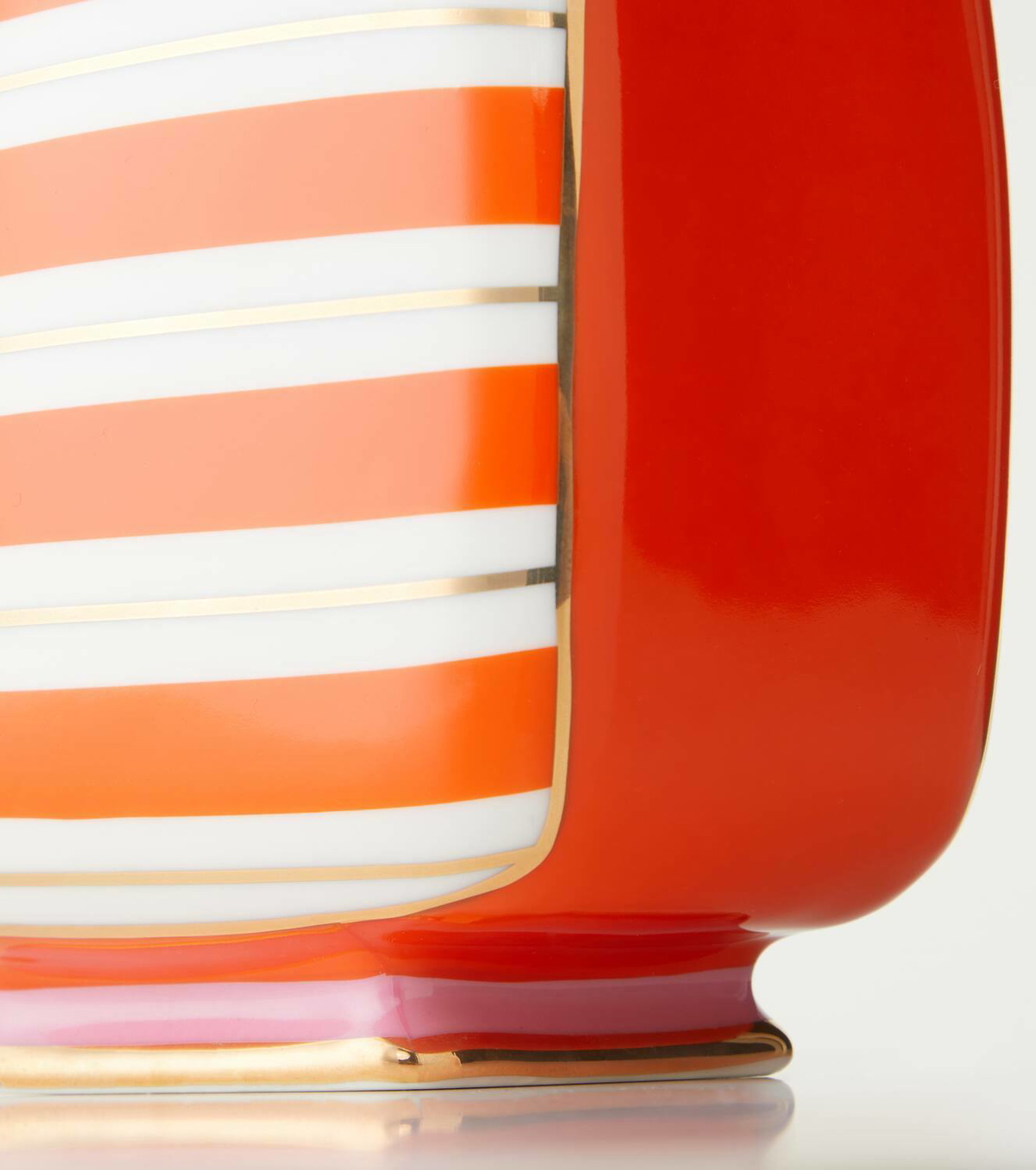 Jonathan Adler Portofino striped porcelain vase