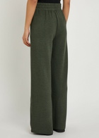 Varley The Extra Wide Leg 32 Stretch-jersey Sweatpants Olive