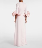 Safiyaa Belted ruffled cotton gown