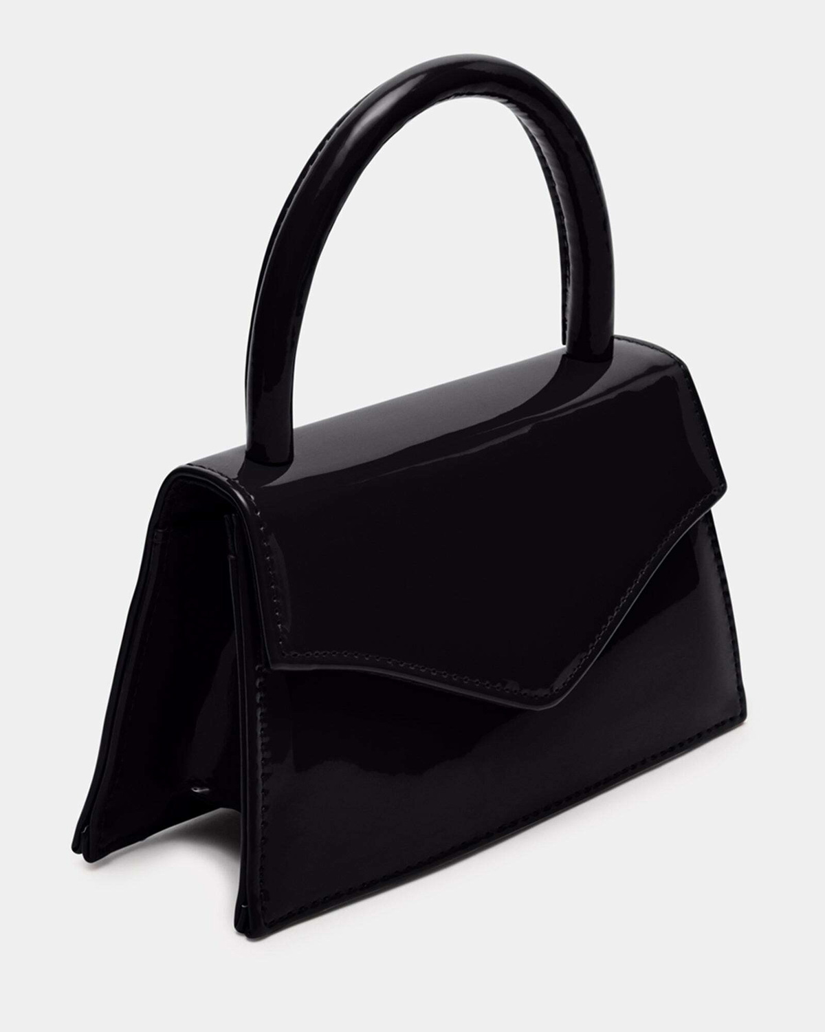 Steve Madden Baminia Bag in Black Patent