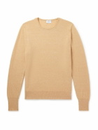 Kingsman - Slim-Fit Cashmere and Linen-Blend Sweater - Neutrals