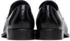 Stefan Cooke Black & White Slashed Square Toe Derbys