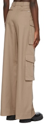 Rokh Brown Cotton Trousers