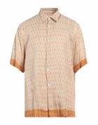 Dries Van Noten Mens Shirt in Beige
