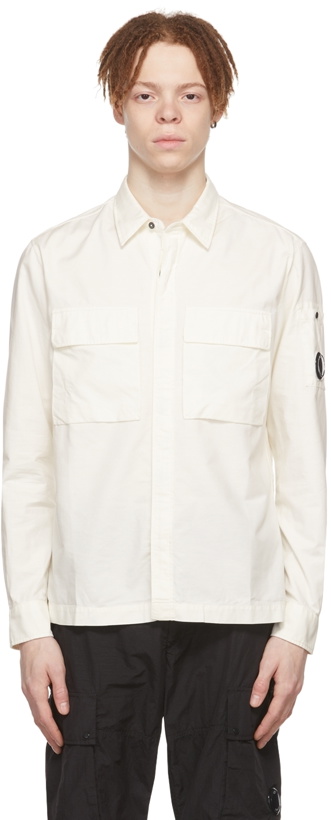 Photo: C.P. Company Off-White Cotton Shirt