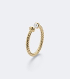 David Yurman Cablespira® Flex Micro 18kt gold ring with pearls