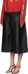 LU'U DAN Black B Ball Leather Pants