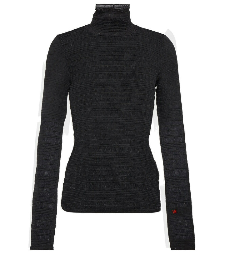 Photo: Victoria Beckham - Smocked turtleneck top