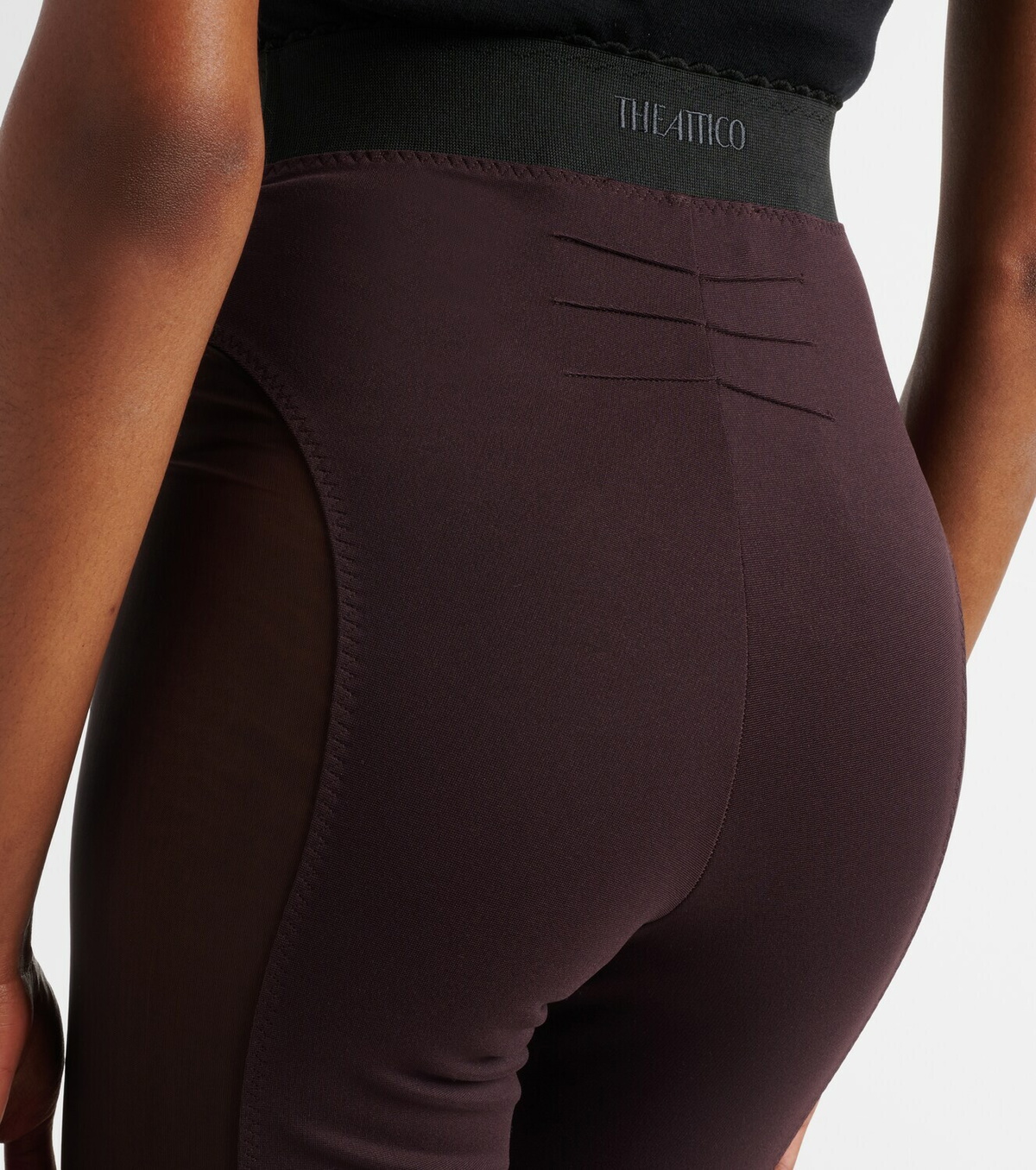 The Attico Paneled leggings