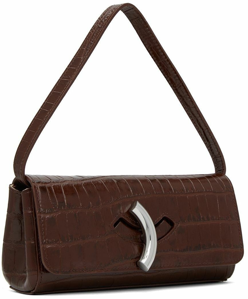 Little Liffner Maccheroni Leather Mini Bag in Brown