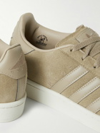 adidas Originals - DESCENDANT Campus Leather-Trimmed Suede Sneakers - Neutrals