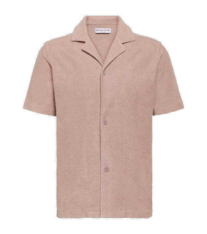 Photo: Orlebar Brown Howell cotton terry bowling shirt
