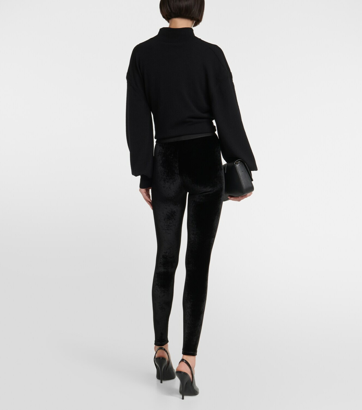 Tom Ford Women's Velvet Leggings Black