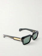 Jacques Marie Mage - Dakota Rectangular-Frame Acetate Sunglasses
