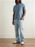 Corridor - Garment-Dyed Cotton-Jersey T-Shirt - Blue