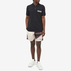 Alexander McQueen Men's Logo Patch Polo Shirt in Black