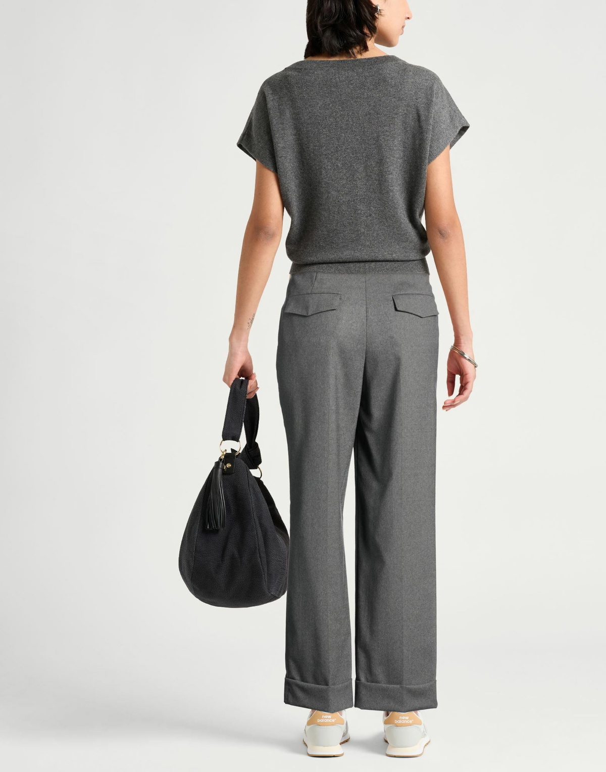 Peserico Womens Pants in Grey