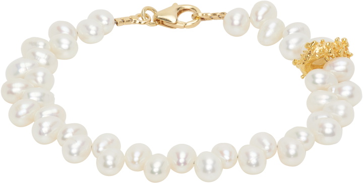 Photo: Alighieri White & Gold 'The Calliope' Bracelet