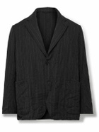 Kaptain Sunshine - Take Easy Pinstriped Wool-Twill Suit Jacket - Gray