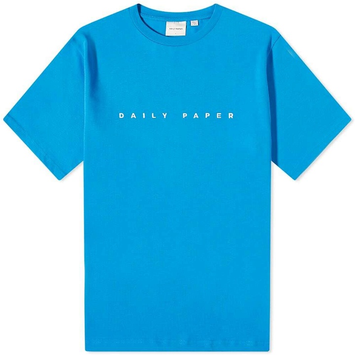 Photo: Daily Paper Men's Alias Logo T-Shirt in French Blue