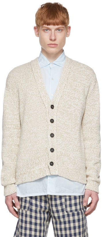 Photo: Massimo Alba Beige Cotton Cardigan