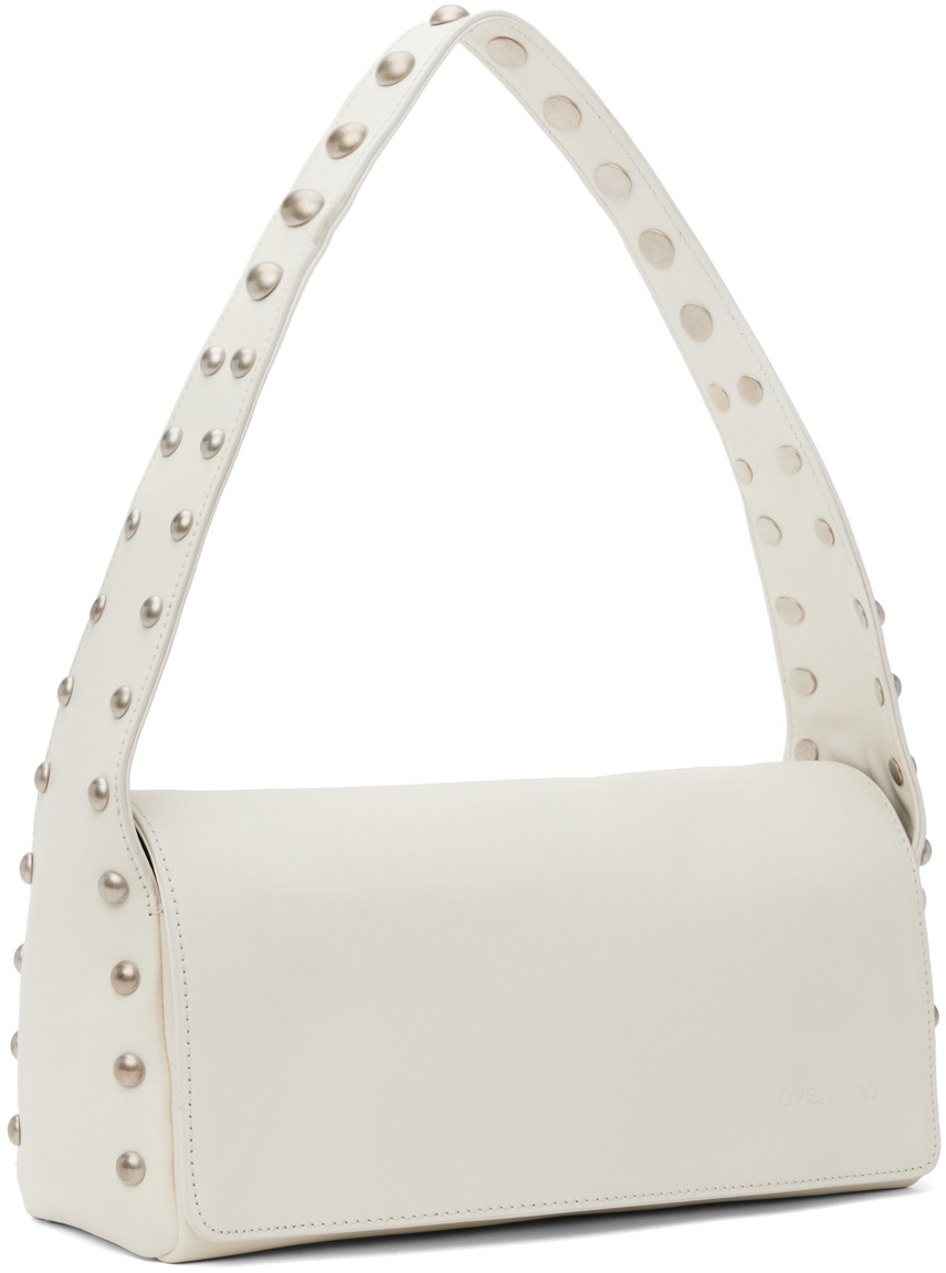 OPEN YY White Stud Duffle Bag OPEN YY