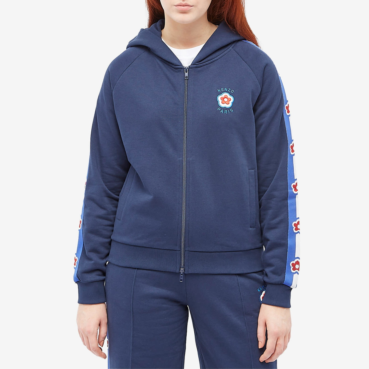 Blue kenzo clearance tracksuit