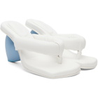 YUME YUME White Love Mule Heeled Sandals