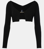 Jacquemus La Maille Pralù ribbed-knit cardigan