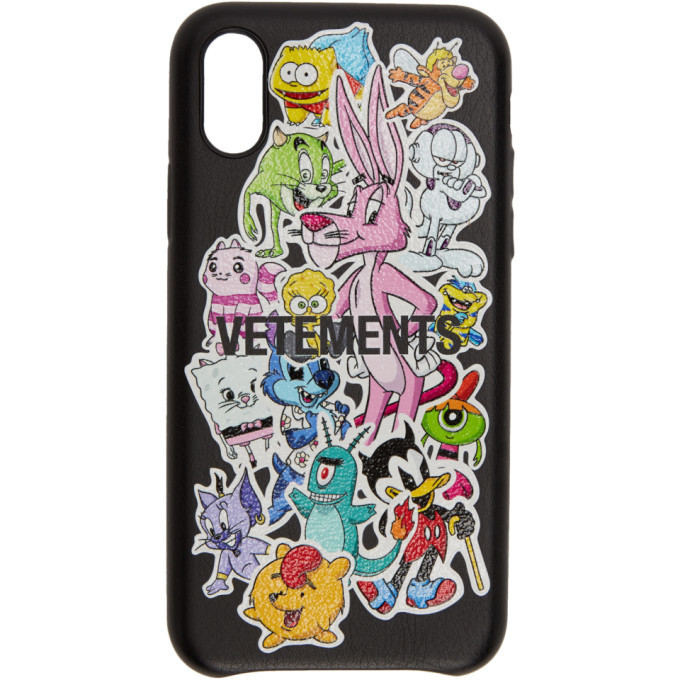 VETEMENTS Black Monsters iPhone XS Max Case Vetements