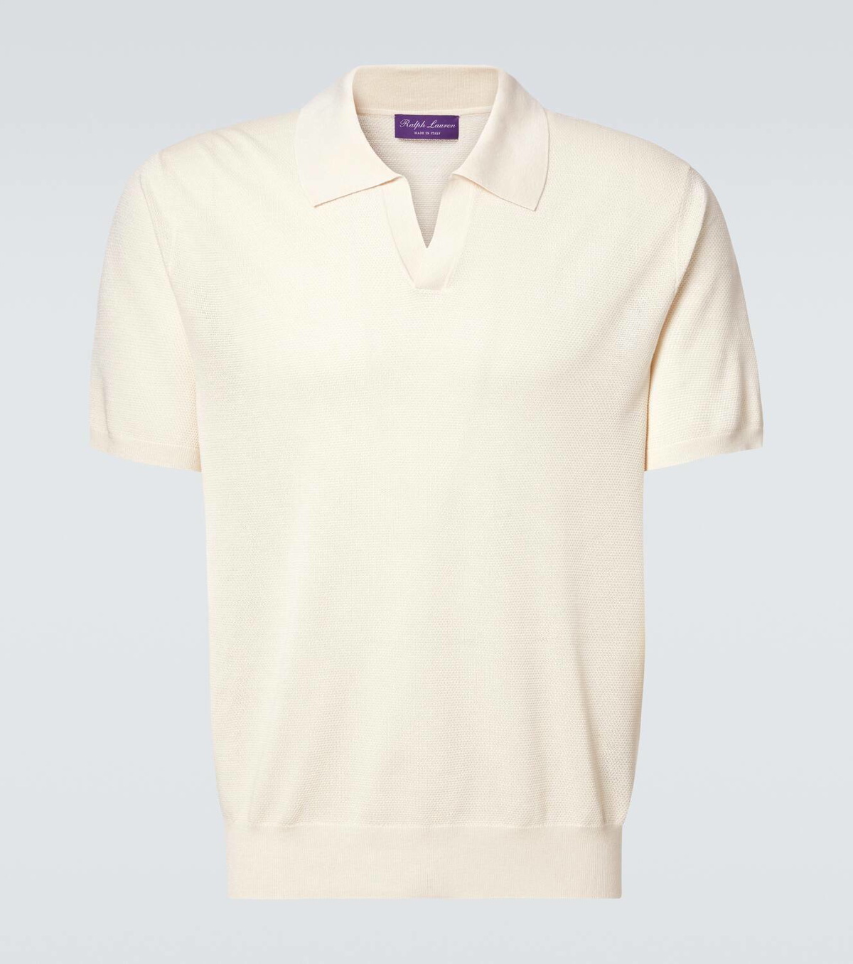 Tシャツ・カットソー Ralph Lauren Ralph Lauren Purple Label Silk Polo Ralph Lauren Purple Label Men's Silk-Cotton Polo Shirt