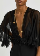 Chloe Charm-embellished Necklace - Gold - One Size