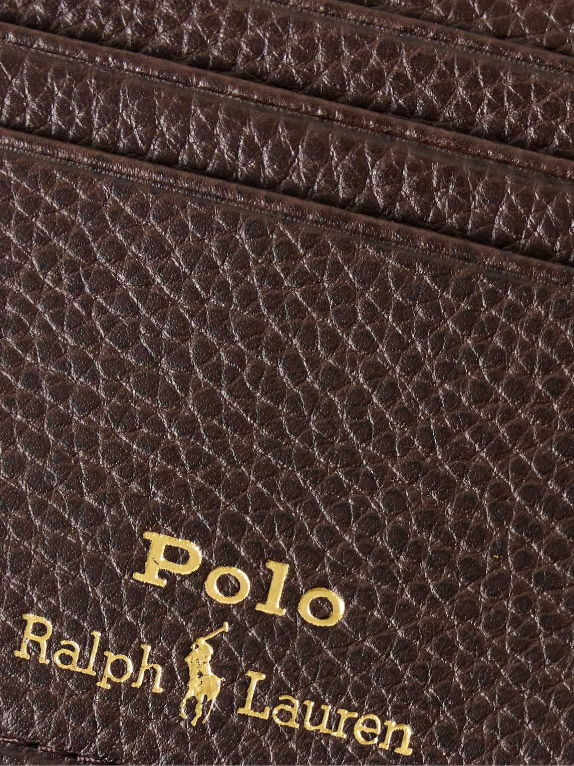 Polo Ralph Lauren - Logo-Print Full-Grain Leather Cardholder