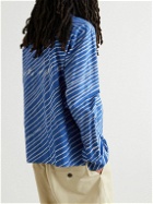 Post-Imperial - Lagos Striped Cotton Shirt - Blue