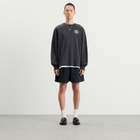 END. Leisure Long Sleeve T-Shirt in Cinder Black