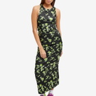 Rotate Women's Shiny Stretch Tight Dress in Tap Shoe Comb.