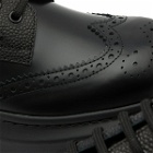 Alexander McQueen Men's Wedge Sole Hybrid Brogue Shoe in Black