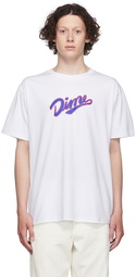 Dime White Cotton T-Shirt