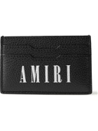 AMIRI - Logo-Print Full-Grain Leather Cardholder