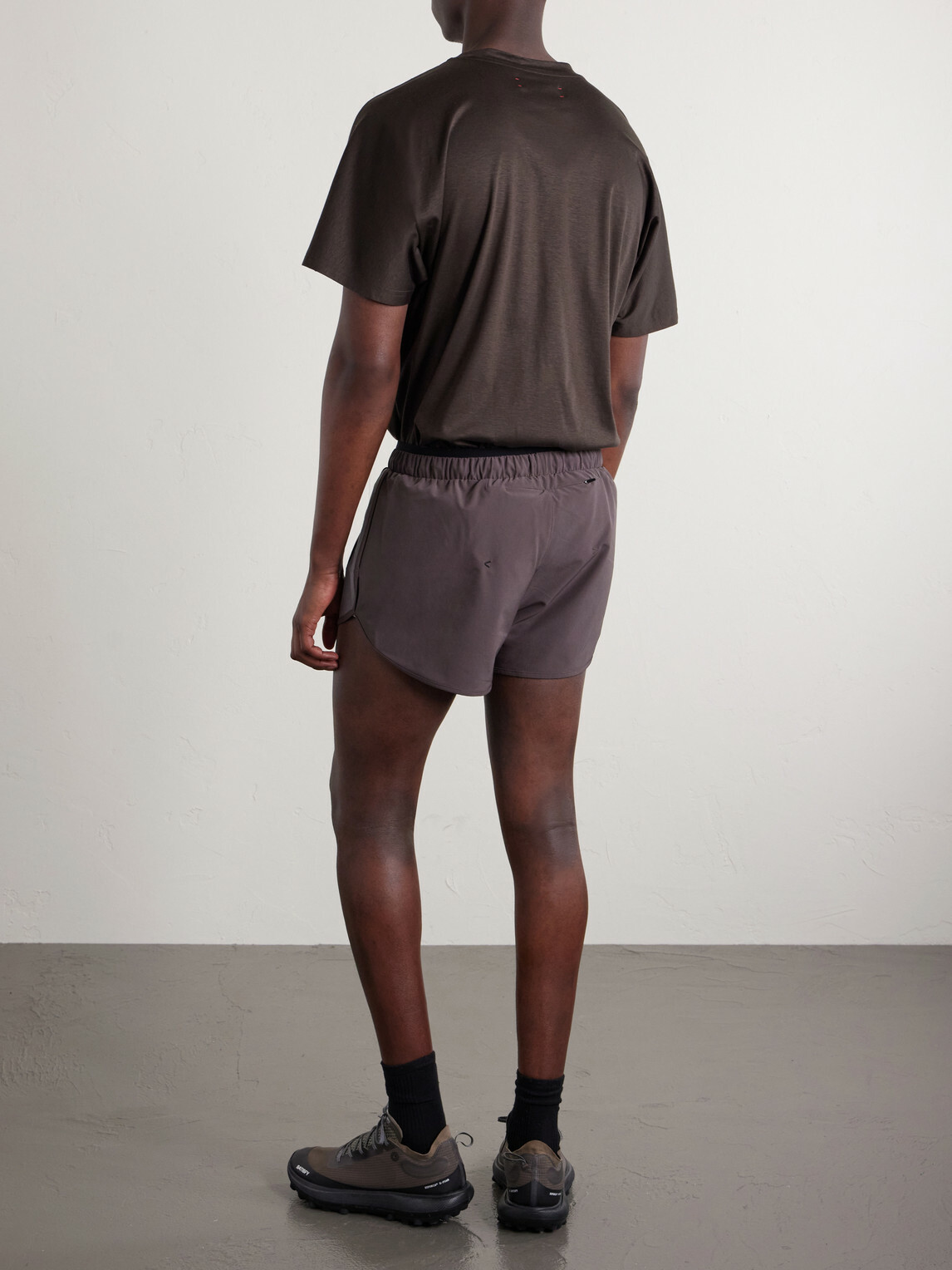 DISTRICT VISION - Straight-Leg 2'' Shell Running Shorts - Brown