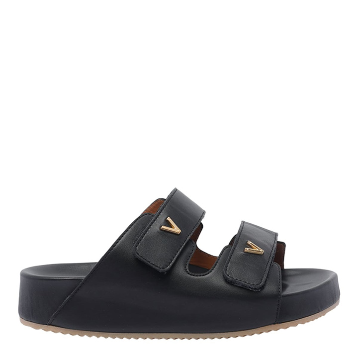 Photo: Via Roma 15 Logo Platform Sandals