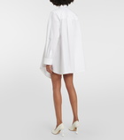 Loewe - Embroidered cotton poplin minidress