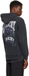 Givenchy Gray Embroidered Hoodie