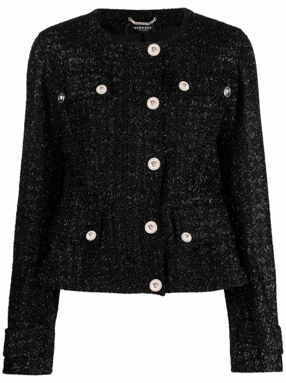 VERSACE - Vichy Tweed Jacket Versace