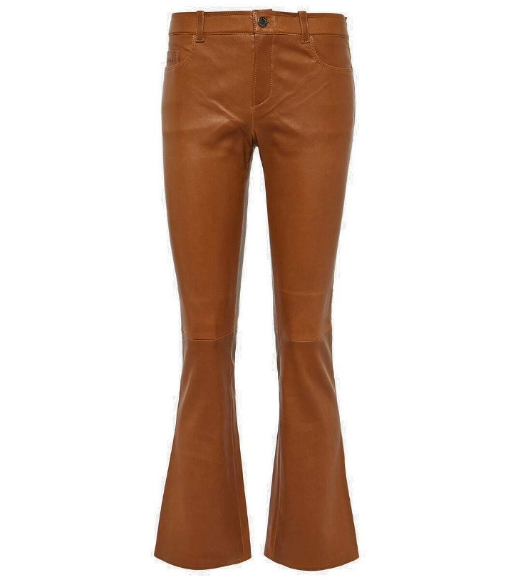 Photo: Stouls Dean 22 leather flared pants