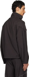 Kiko Kostadinov Brown Farkas Pullover Jacket