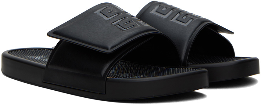 Givenchy Black 4G Pool Slides Givenchy display picture 3